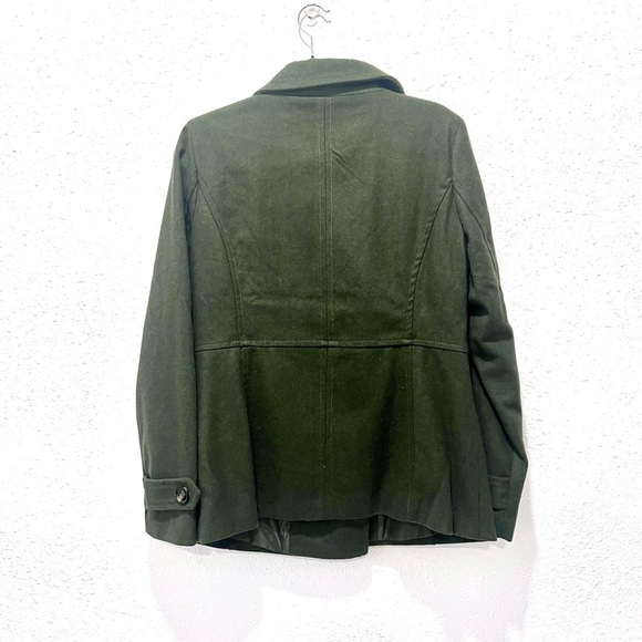 Thread & Supply Double-Breasted Peacoat in olive green large - Picture 5 of 9